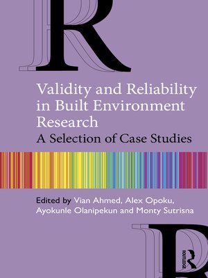 cover image of Validity and Reliability in Built Environment Research